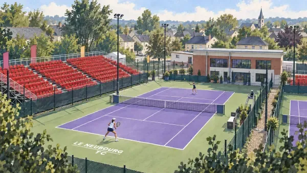 Illustration - Tennis au Neubourg