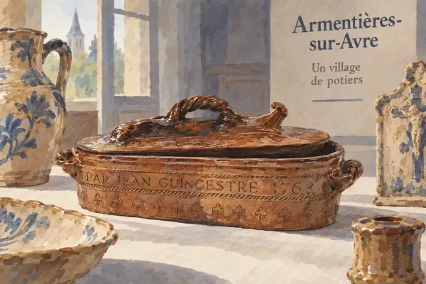 Illustration de poteries anciennes d'Armentières