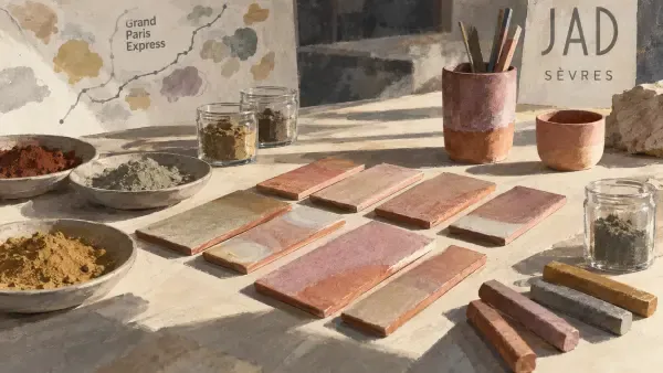 Illustration - Pigments tirés des terres du métro