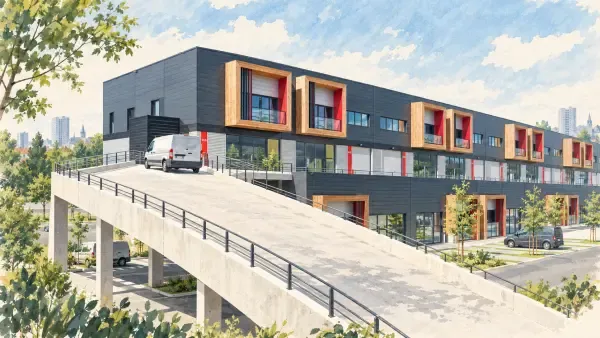 Illustration - ateliers à étage à Bobigny