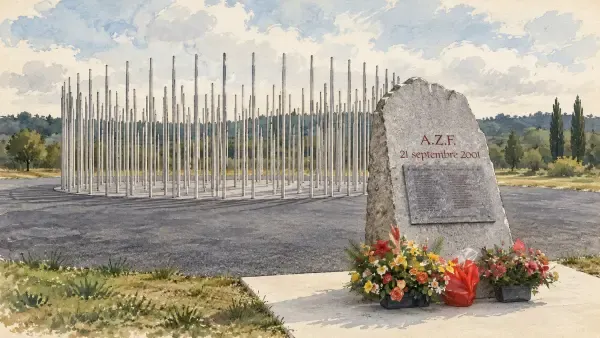 Illustration du mémorial AZF à Toulouse
