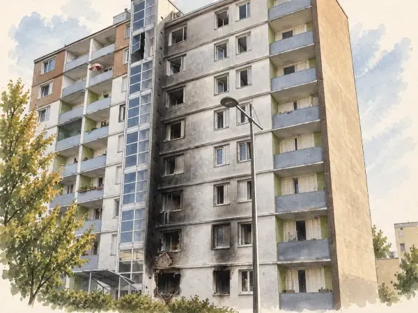 Illustration - explosion dans un immeuble d’Argenteuil