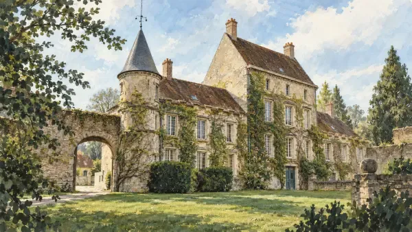 Illustration - Château de Paley en restauration