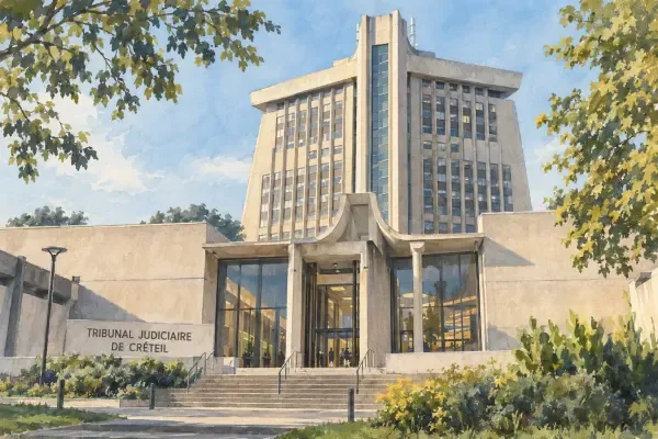 Illustration du tribunal de Créteil
