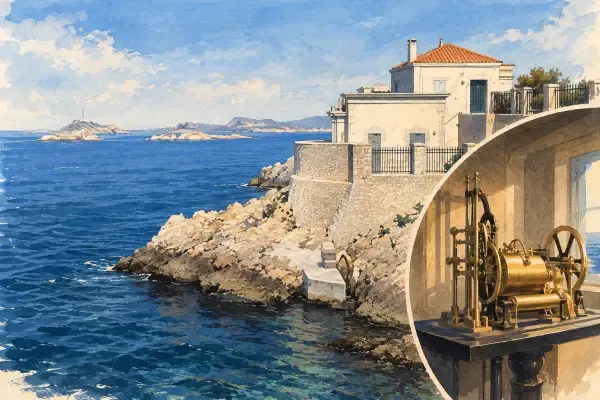 Illustration - Marégraphe de Marseille sur la Corniche