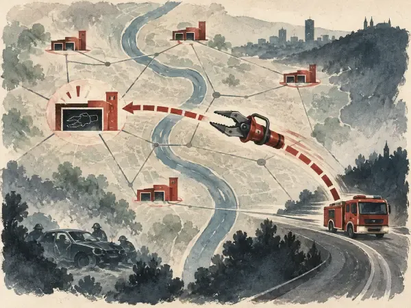 Illustration - matériel de secours routier