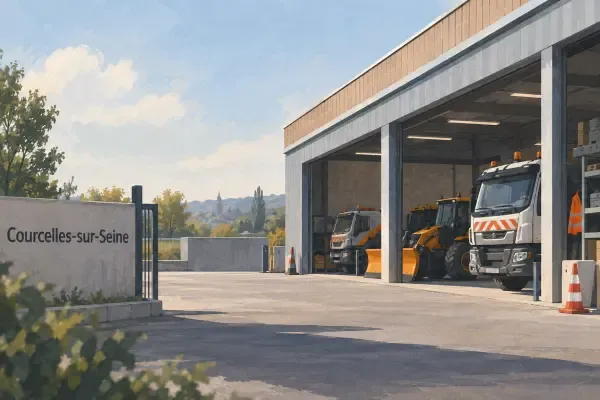 Illustration - centre routier de Courcelles
