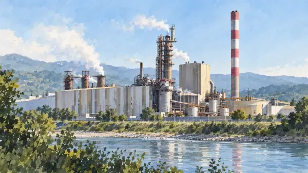 Illustration - usine Fibre Excellence