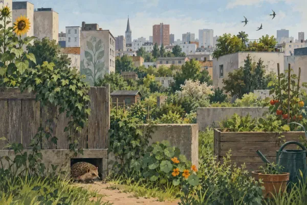 Illustration - Jardins associatifs à Aubervilliers