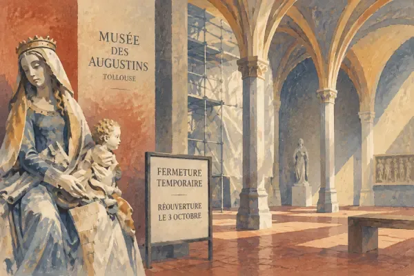 Illustration - Cloître gothique du musée des Augustins
