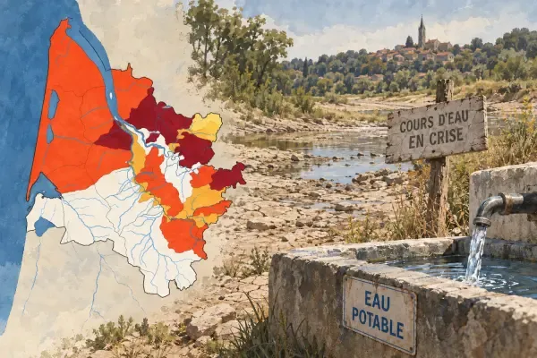 Illustration - Rivière basse dans le Pays Foyen
