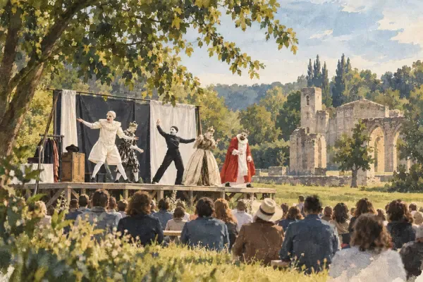 Illustration - Tréteaux de théâtre dans l’Eure