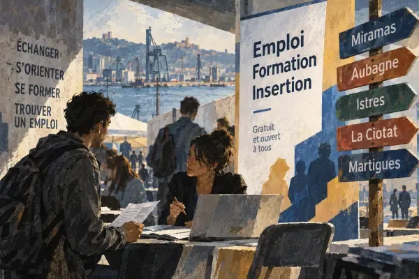 Illustration - accueil emploi et formation