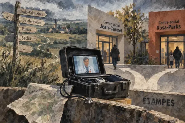 Mallette de télémédecine à Étampes