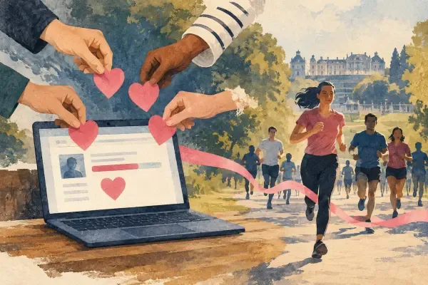 Illustration - course solidaire à Saint-Cloud
