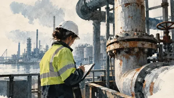Illustration - Inspection d’un site industriel