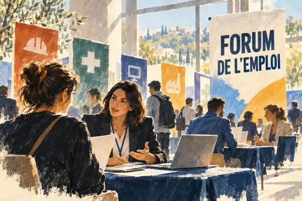 Illustration - forum de l’emploi à Mougins