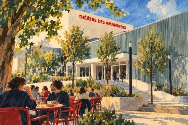 Illustration - coulisses du théâtre de Nanterre