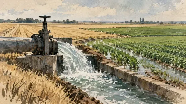Illustration - Agriculture et irrigation en Île-de-France