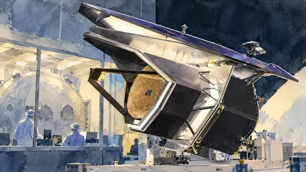 Illustration - Instrument spatial refroidi en laboratoire