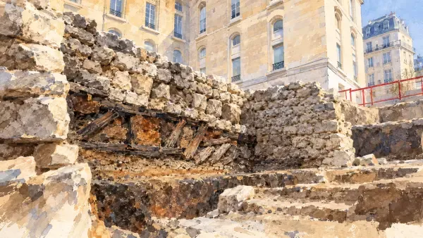 Mur gaulois sous l’Hôtel-Dieu