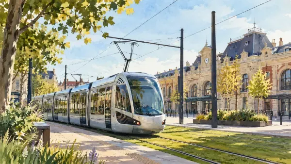 Illustration des transports du Valenciennois
