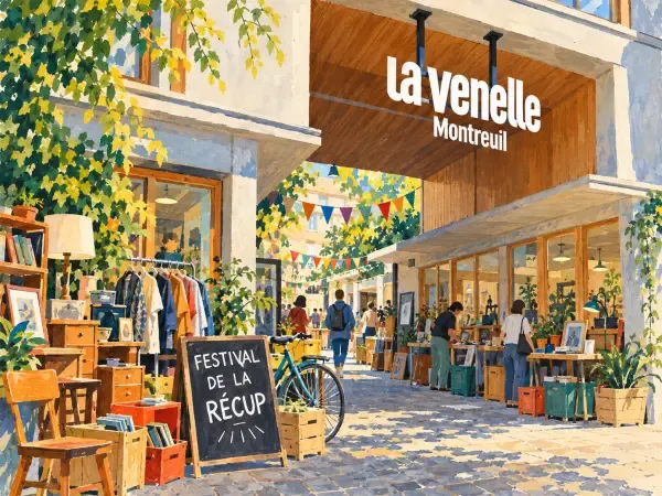 Illustration - ateliers de réemploi à Montreuil