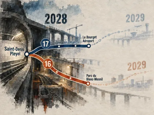 Illustration du Grand Paris Express