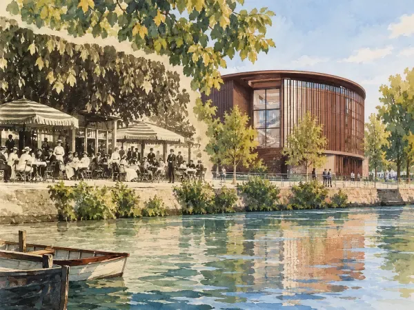 Illustration du musée au bord de Marne
