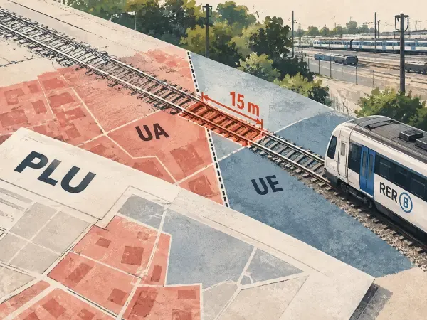 Illustration - Voies de garage du RER B