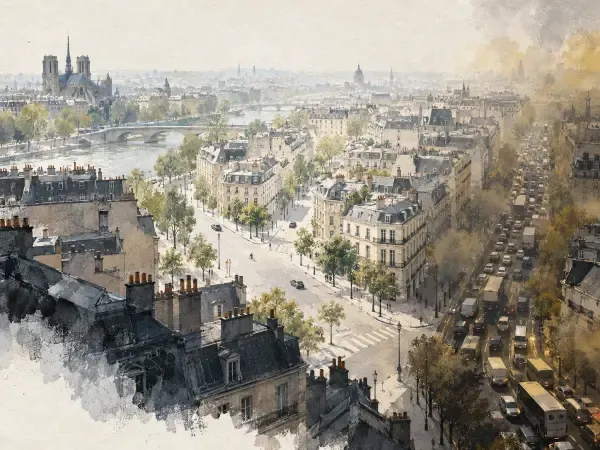 Illustration - Circulation dans Paris Centre
