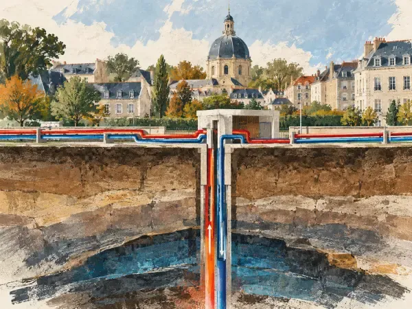 Illustration - Réseau de chaleur et géothermie