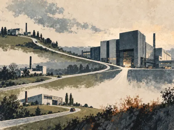 Illustration du regroupement industriel à Évreux