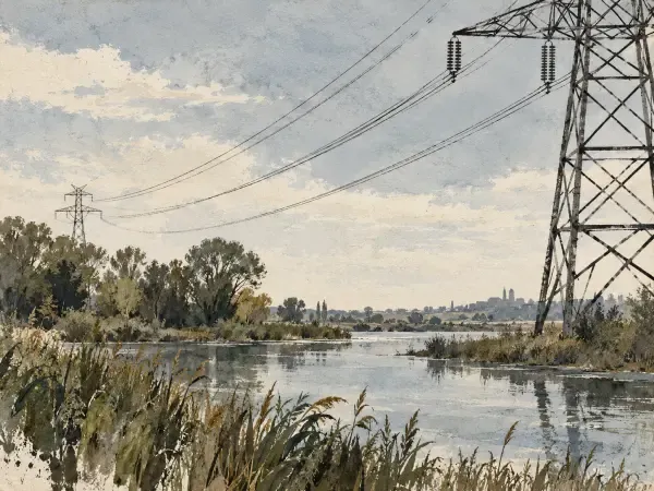Illustration - Ligne THT et espaces littoraux