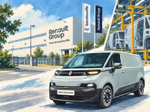 Illustration de l’usine Renault de Sandouville