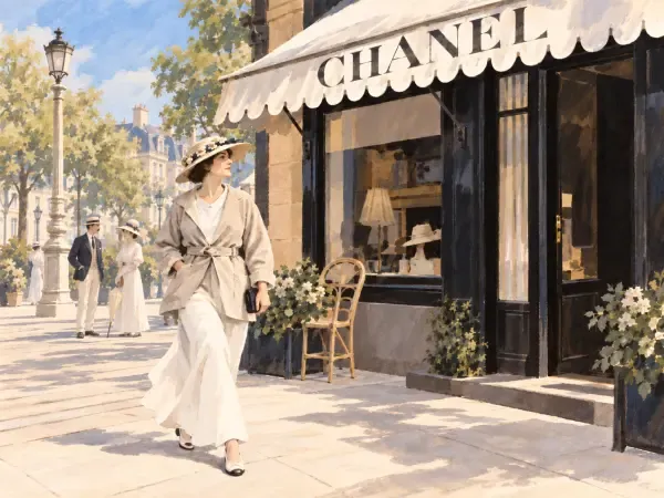 Illustration de Deauville et Chanel