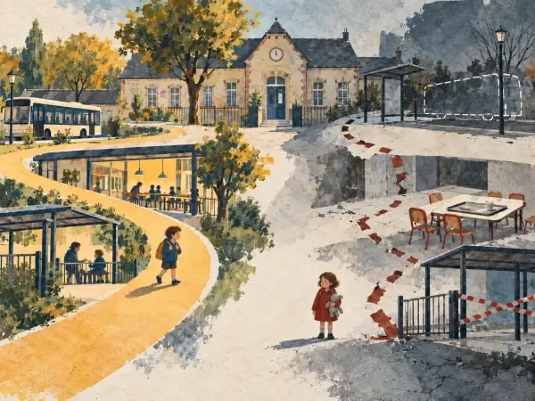 Illustration des services scolaires imbriqués