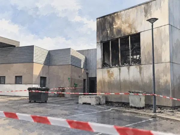 Illustration - espace Rébuffat après l’incendie