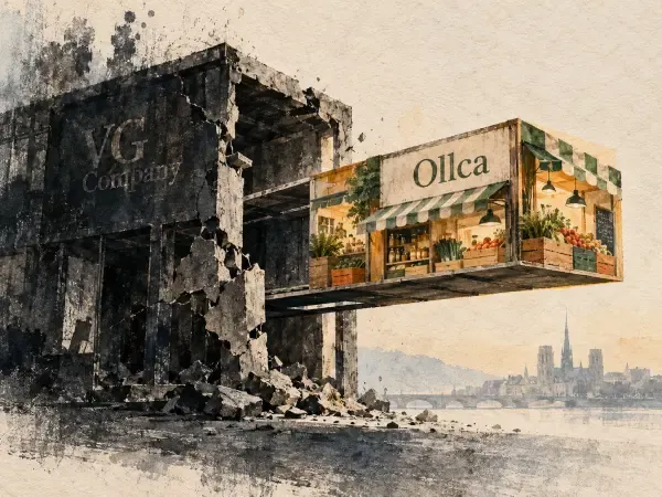 Illustration de la cession d’Ollca