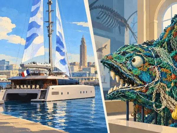 Illustration du bateau-musée au Havre