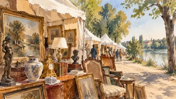 Illustration objets anciens Chatou