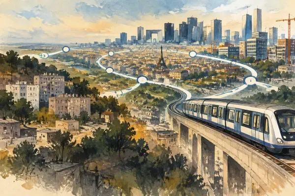 Illustration métro Grand Paris