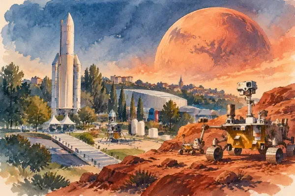 Illustration - Mars et Toulouse