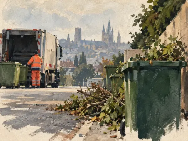 Illustration - bacs de collecte à Caen