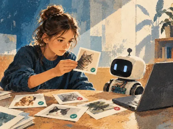 Illustration - apprentissage de l’intelligence artificielle