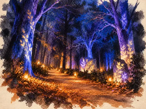 Illustration - Arbora Lumina au Domaine d’Harcourt