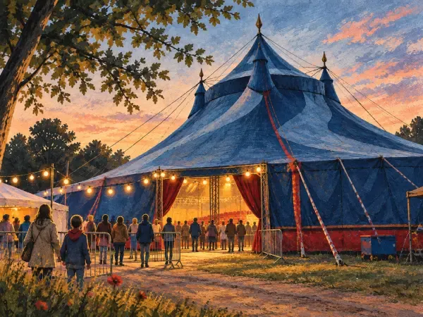 Illustration - chapiteau de cirque