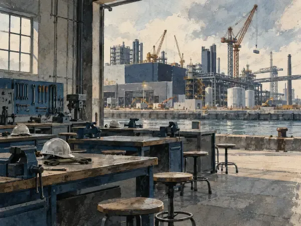Illustration - Industrie et formations à Dunkerque