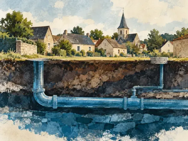 Réseau d’eau potable dans l’Eure