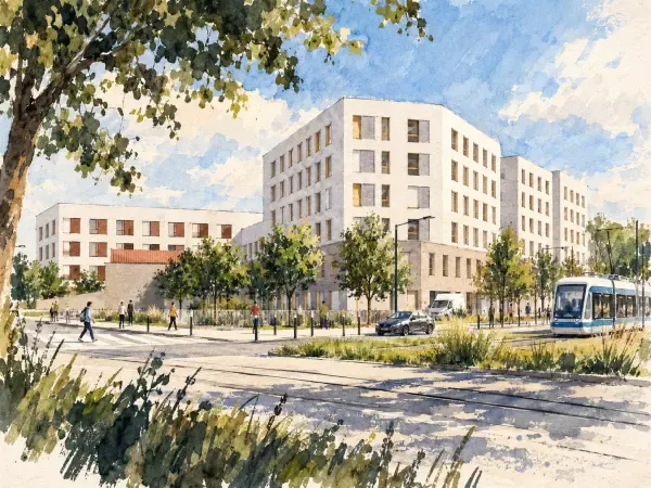 Illustration - futur hôpital de Montfermeil